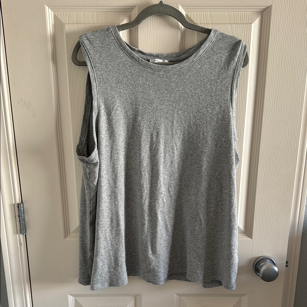 Gray Sleeveless Women's Top